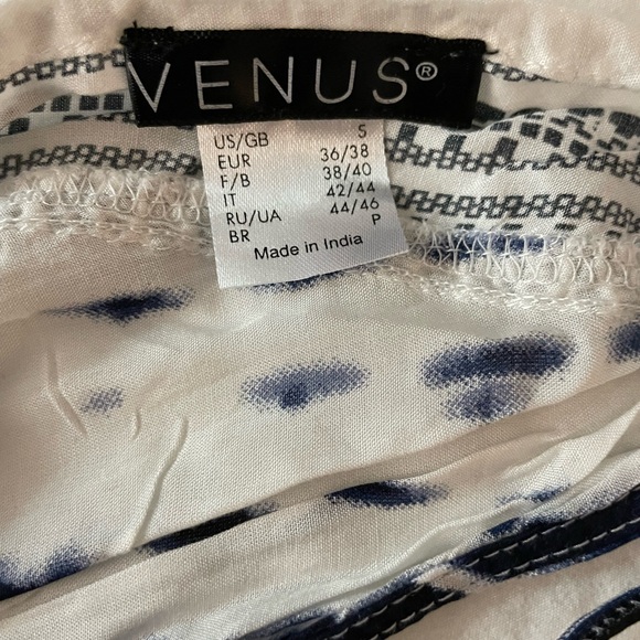 NWT Venus Swimwear Blue & White Cover up/Maxi Dress - Picture 5 of 5